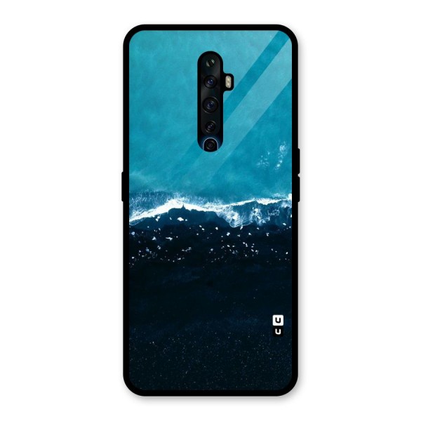 Ocean Blues Glass Back Case for Oppo Reno2 Z