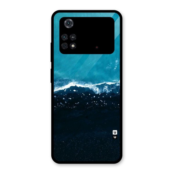 Ocean Blues Glass Back Case for Poco M4 Pro 4G