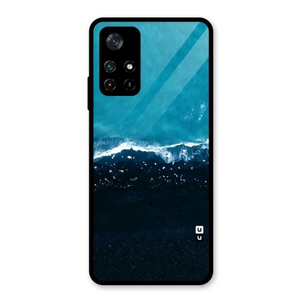 Ocean Blues Glass Back Case for Poco M4 Pro 5G