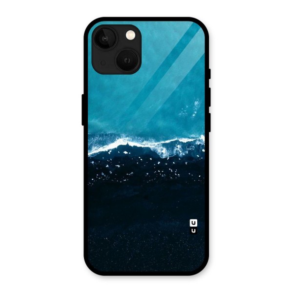 Ocean Blues Glass Back Case for iPhone 13