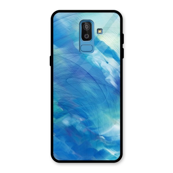 Ocean Mist Glass Back Case for Galaxy J8