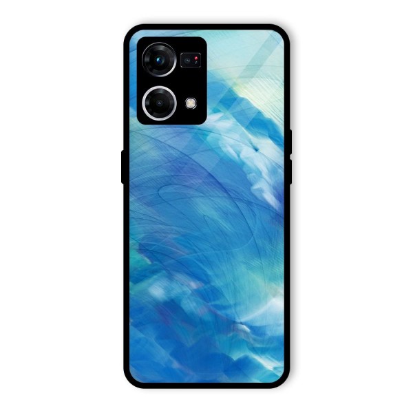 Ocean Mist Glass Back Case for Oppo F21s Pro 4G