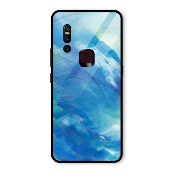 Ocean Mist Glass Back Case for Vivo V15