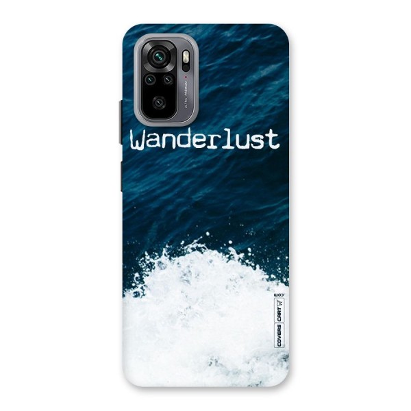 Ocean Wanderlust Back Case for Redmi Note 10