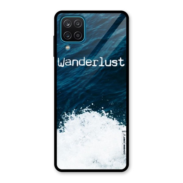 Ocean Wanderlust Glass Back Case for Galaxy A12