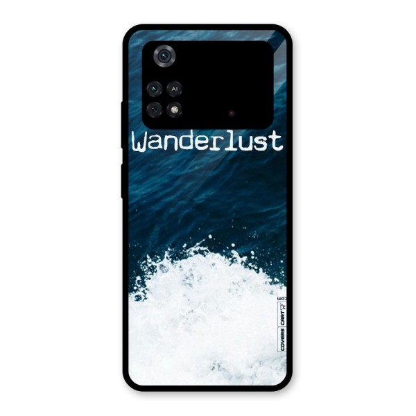 Ocean Wanderlust Glass Back Case for Poco M4 Pro 4G