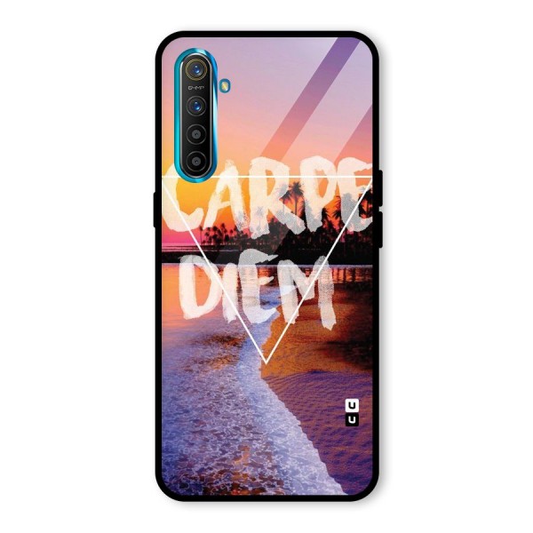 Oceanic Diem Glass Back Case for Realme X2