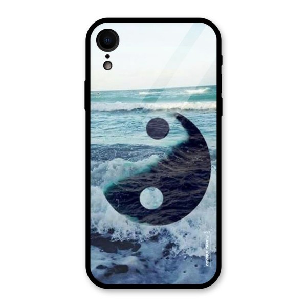 Oceanic Peace Design Glass Back Case for XR