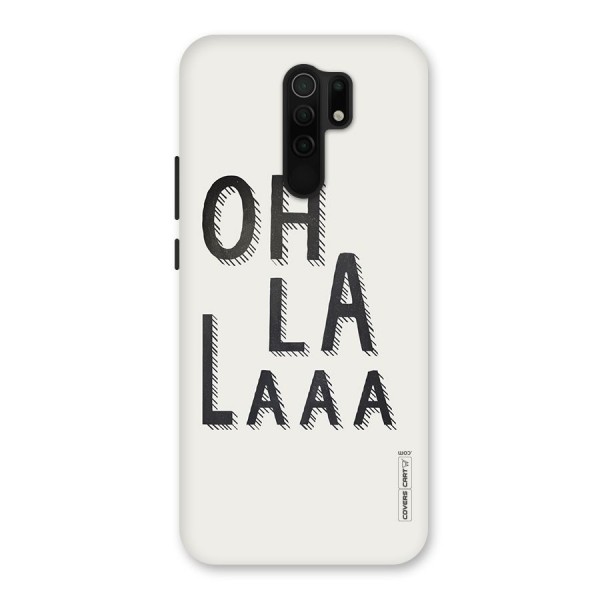 Oh La La Back Case for Redmi 9 Prime