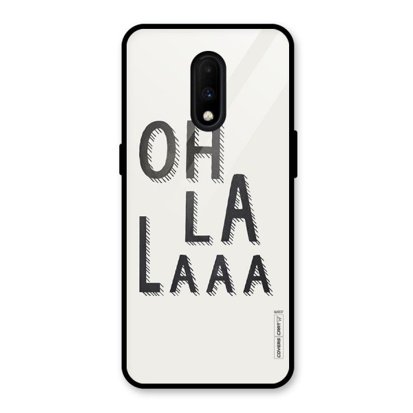 Oh La La Glass Back Case for OnePlus 7