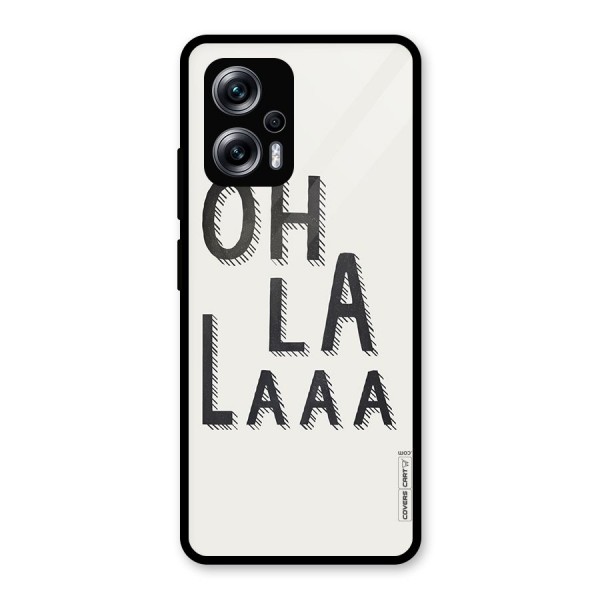 Oh La La Glass Back Case for Redmi K50i