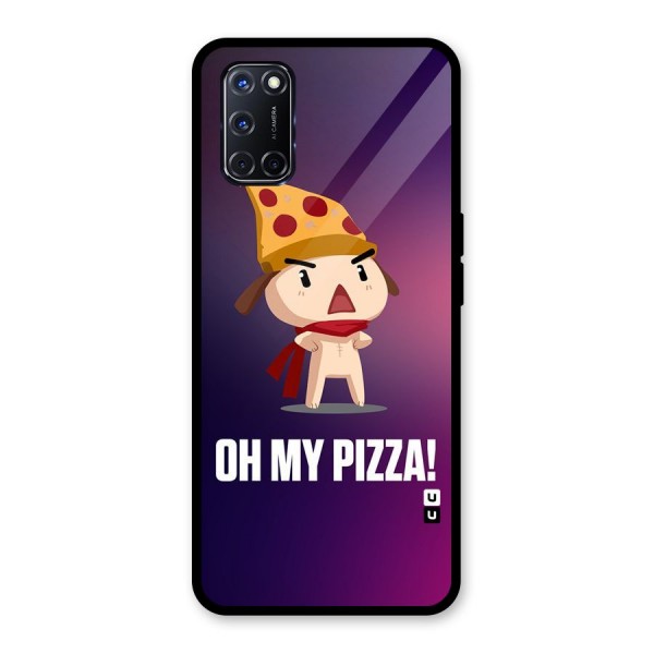 Oh My Pizza Glass Back Case for Oppo A52