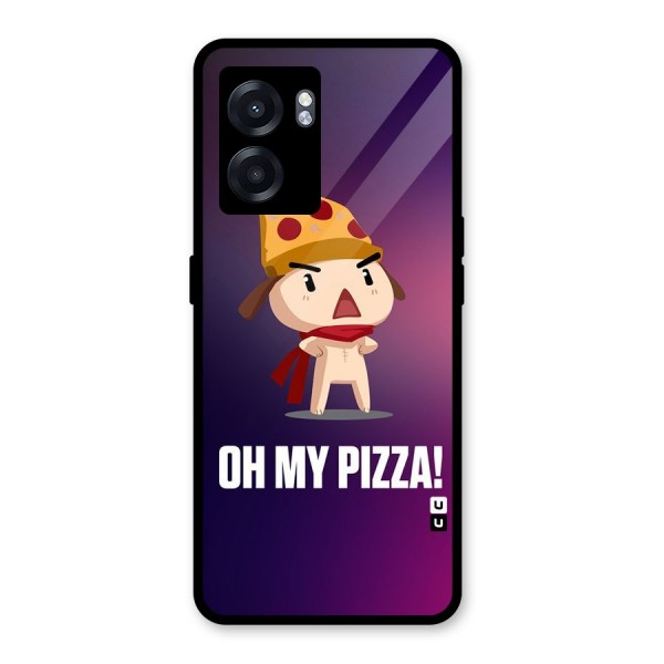 Oh My Pizza Glass Back Case for Oppo K10 (5G)