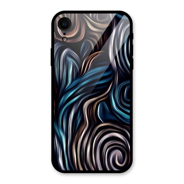 Oil Paint Artwork Glass Back Case for XR