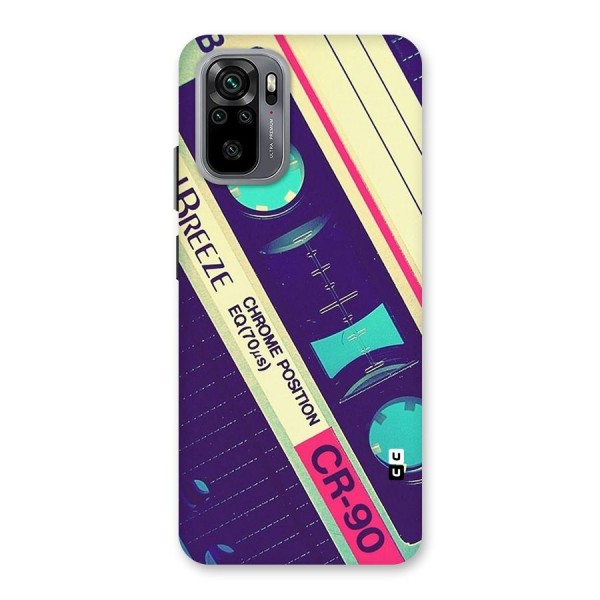 Old Casette Shade Back Case for Redmi Note 10