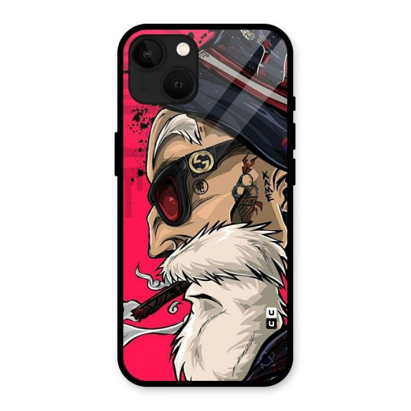 Old Man Swag Glass Back Case for iPhone 13