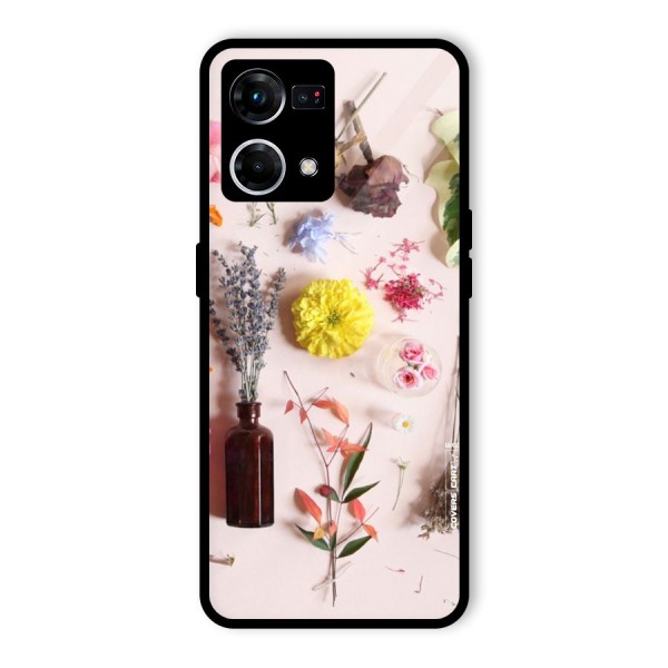 Old Petals Glass Back Case for Oppo F21s Pro 4G