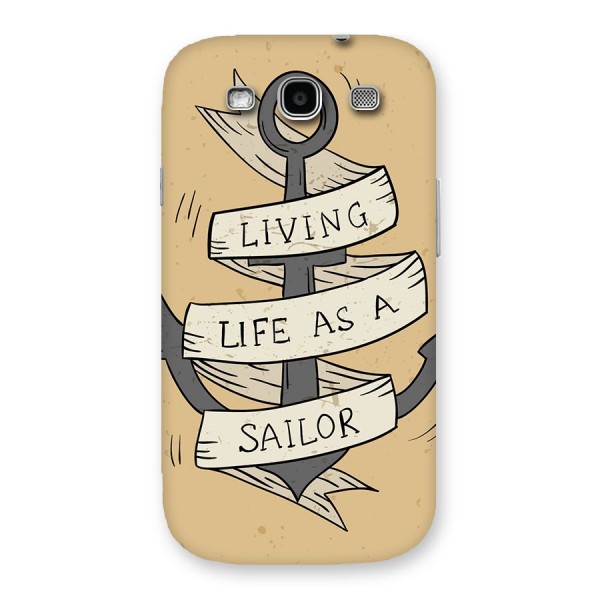 Old School Anchor Back Case for Galaxy S3 Neo