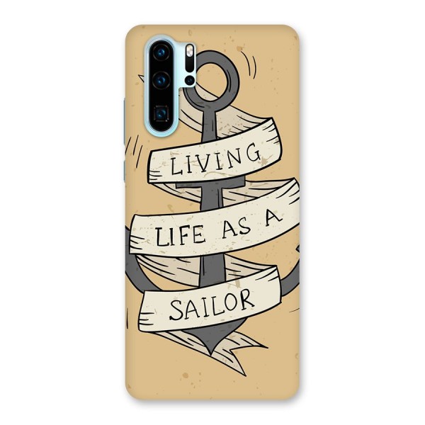 Old School Anchor Back Case for Huawei P30 Pro