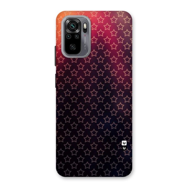 Ombre Stars Back Case for Redmi Note 10