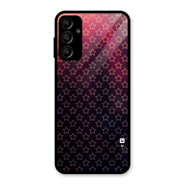 Ombre Stars Glass Back Case for Galaxy A14 5G