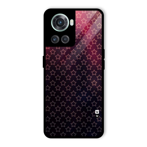 Ombre Stars Glass Back Case for OnePlus 10R