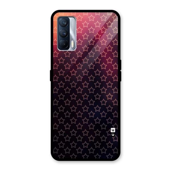 Ombre Stars Glass Back Case for Realme X7