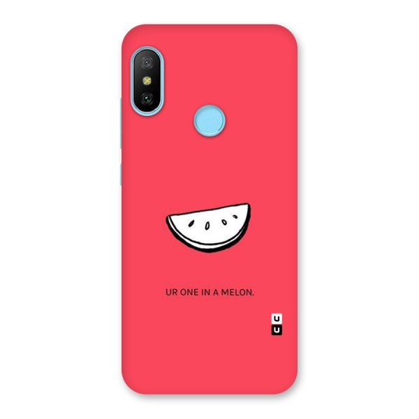 One In Melon Back Case for Redmi 6 Pro