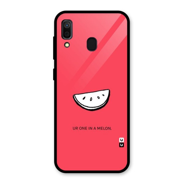 One In Melon Glass Back Case for Galaxy A30