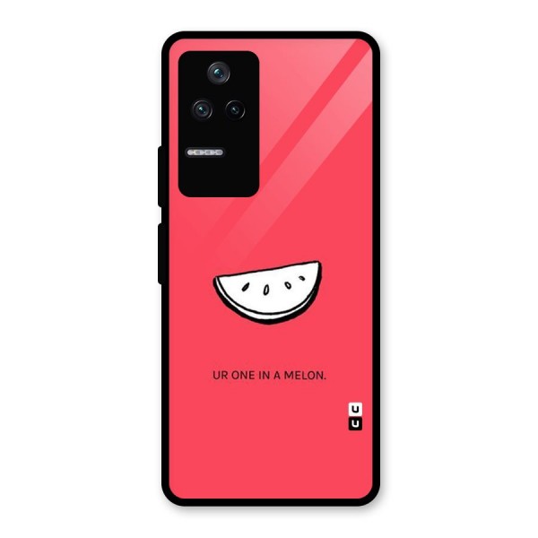 One In Melon Glass Back Case for Poco F4 5G