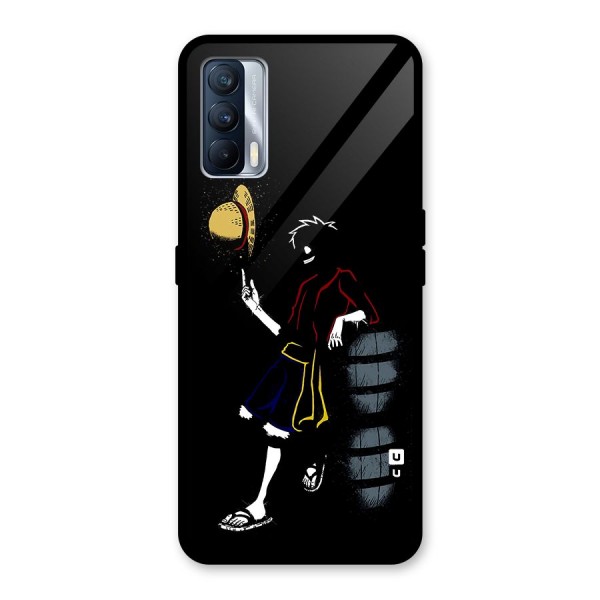 One Piece Luffy Style Glass Back Case for Realme X7