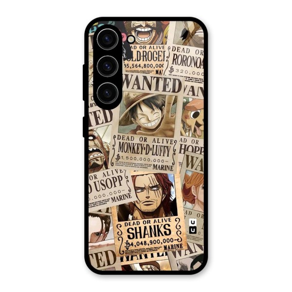 One Piece Most Wanted Glass Back Case for Galaxy S23