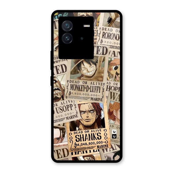 One Piece Most Wanted Glass Back Case for Vivo iQOO Neo 6 5G