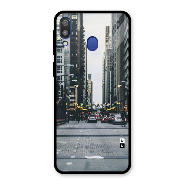 Only Streets Glass Back Case for Galaxy M20