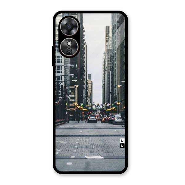 Only Streets Glass Back Case for Oppo A17