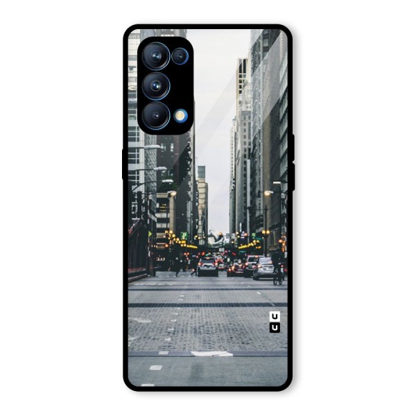 Only Streets Glass Back Case for Oppo Reno5 Pro 5G