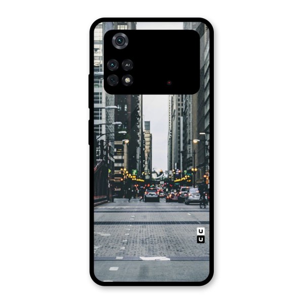 Only Streets Glass Back Case for Poco M4 Pro 4G