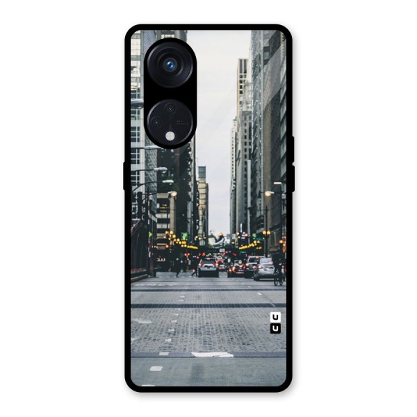 Only Streets Glass Back Case for Reno8 T 5G