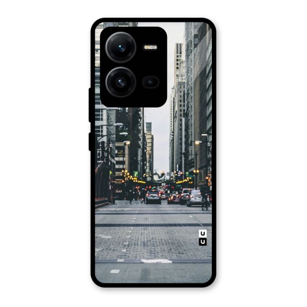 Only Streets Glass Back Case for Vivo V25