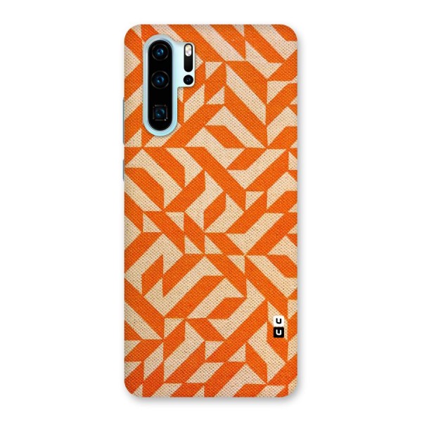 Orange Beige Pattern Back Case for Huawei P30 Pro