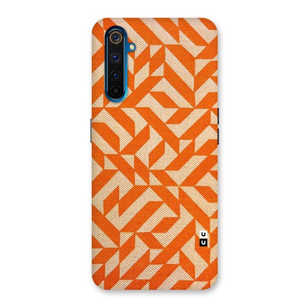 Orange Beige Pattern Back Case for Realme 6 Pro