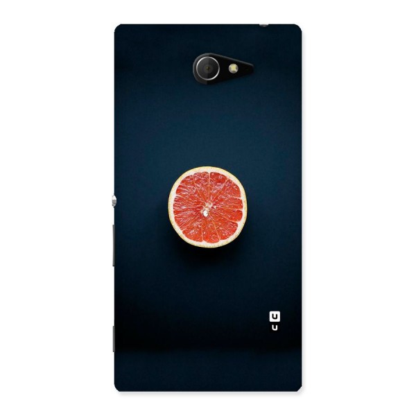 Orange Design Back Case for Sony Xperia M2