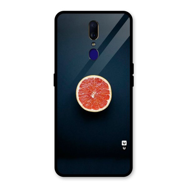 Orange Design Glass Back Case for Oppo F11