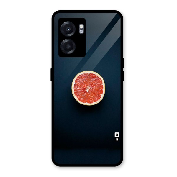 Orange Design Glass Back Case for Oppo K10 (5G)