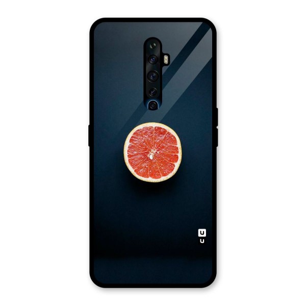 Orange Design Glass Back Case for Oppo Reno2 Z