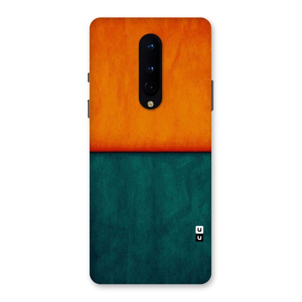 Orange Green Shade Back Case for OnePlus 8