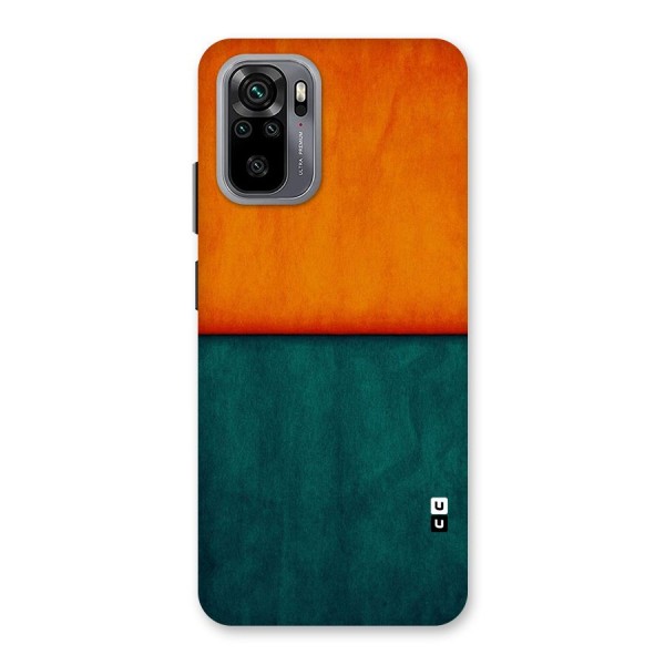 Orange Green Shade Back Case for Redmi Note 10