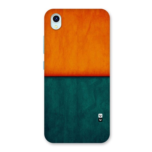 Orange Green Shade Back Case for Vivo Y1s