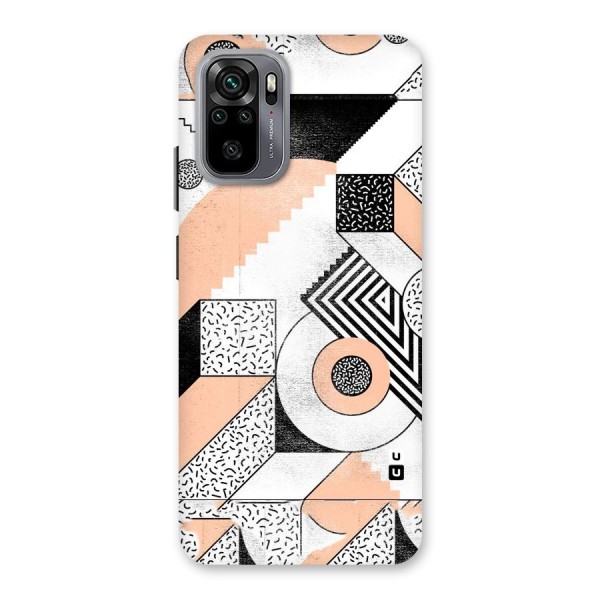 Orange Zig Zag Back Case for Redmi Note 10