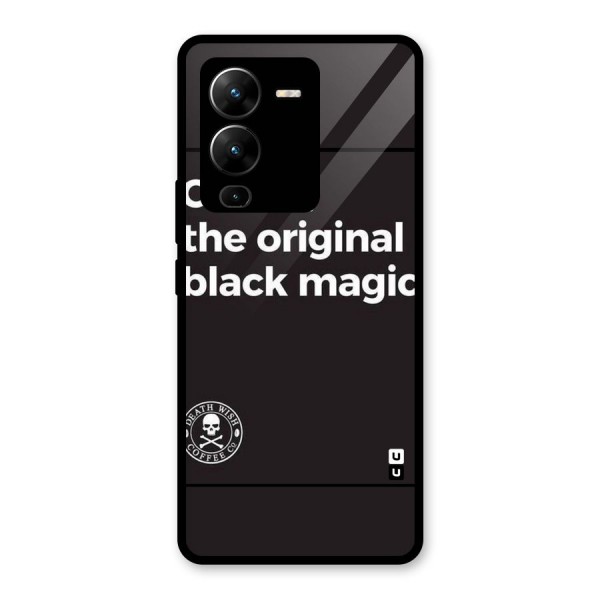 Original Black Magic Glass Back Case for Vivo V25 Pro